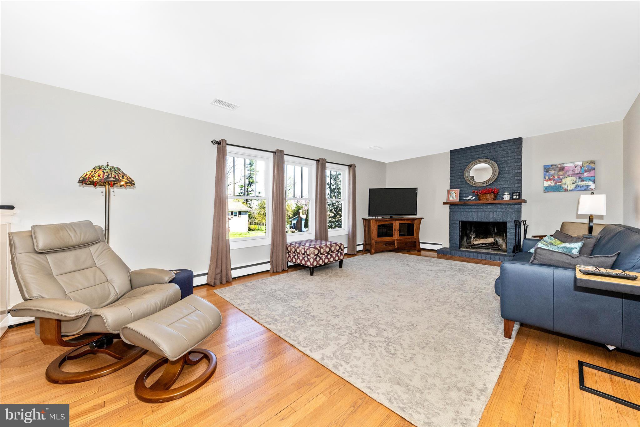 210 Oak Street Mount Airy, MD 21771 - Photo 7 of 59 Spacious Living Room w/Wood Burning Fireplace