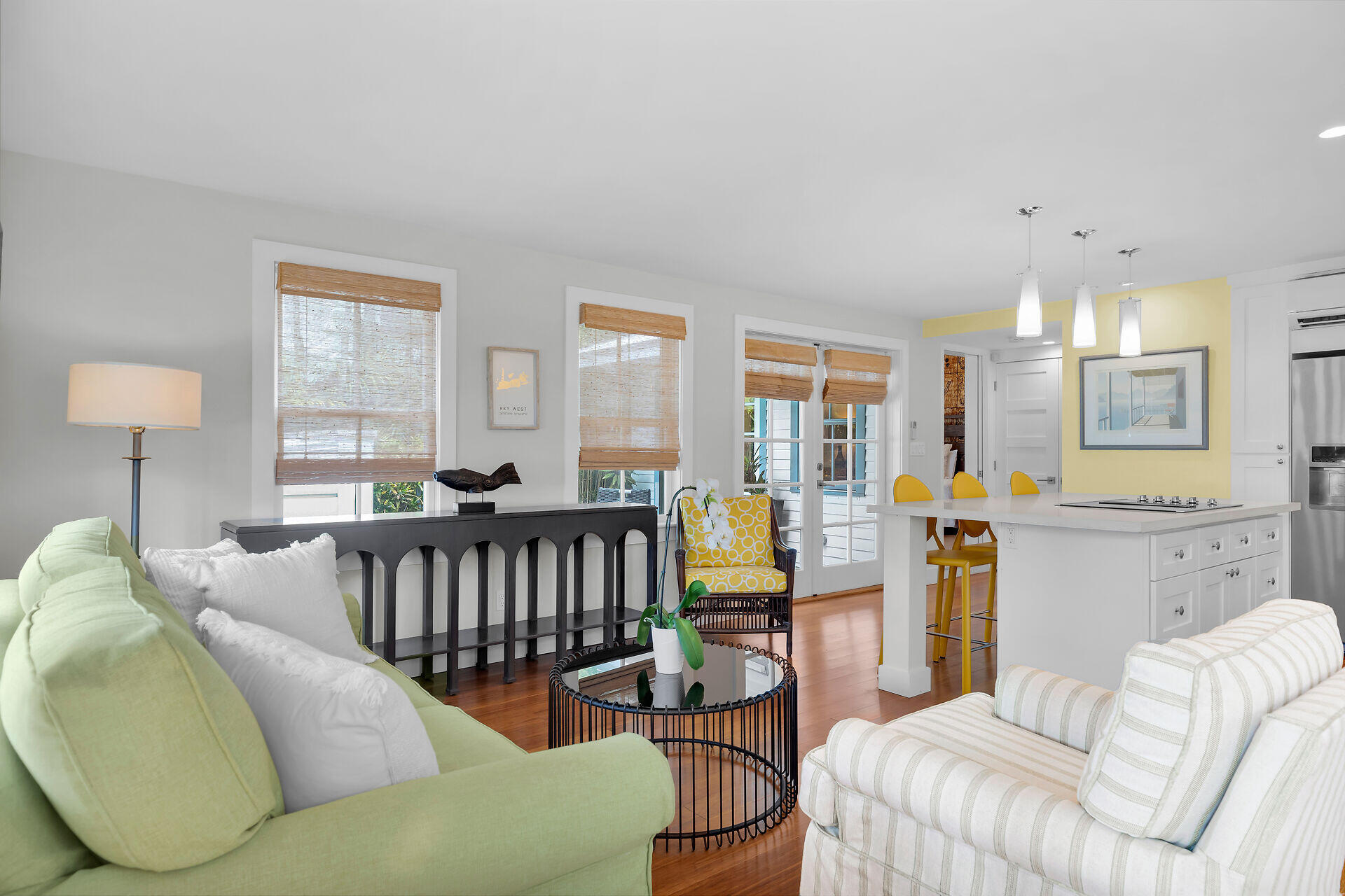 1118 Eaton Street Key West, FL 33040 - Photo 5 of 27 Living Room and Kitchen 2
