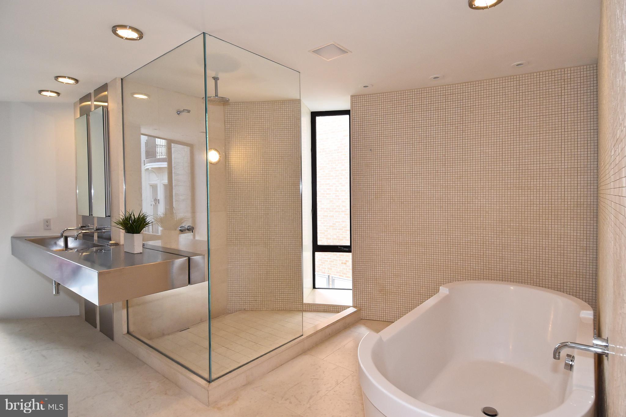 2104 R Street Northwest Washington, DC 20008 - Photo 7 of 24 Master Bath w/ Duravit Starck Fixtures
