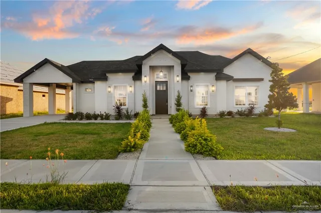 front view of house with a yard