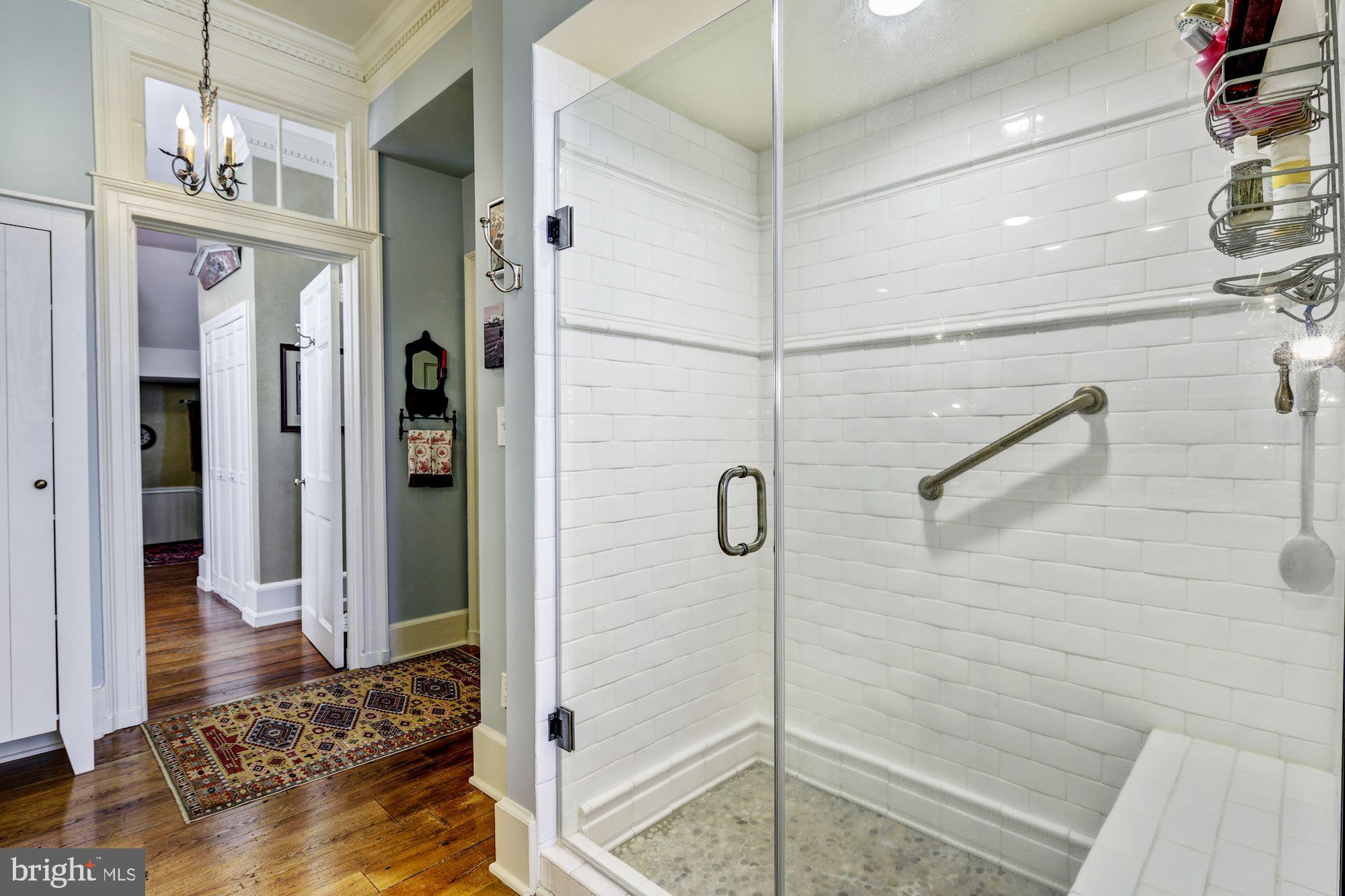 13032 Highland Road Highland, MD 20777 - Photo 34 of 114 a bathroom with a shower and a sink