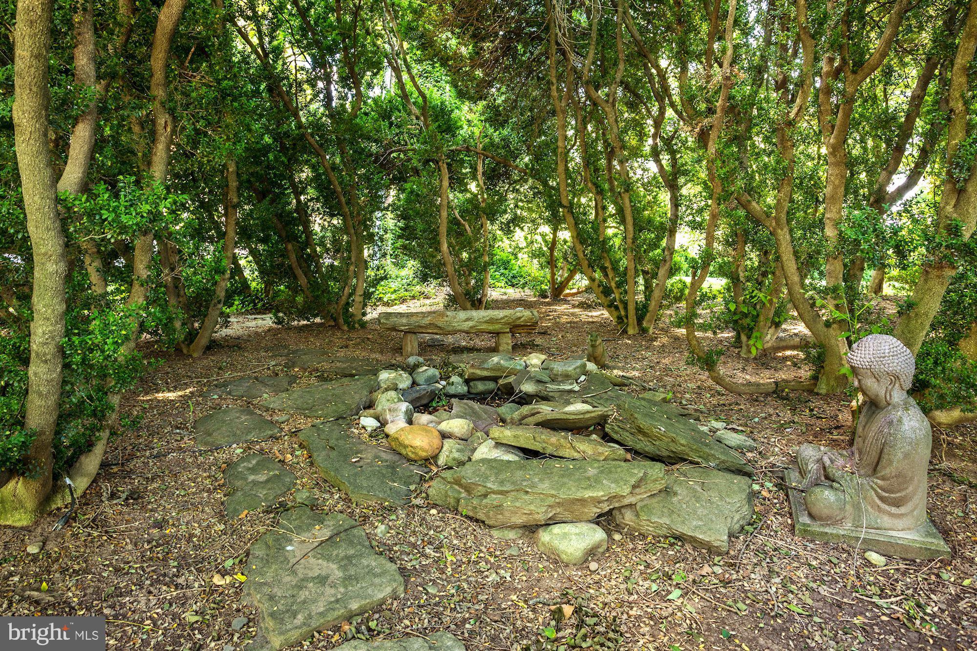 13032 Highland Road Highland, MD 20777 - Photo 71 of 114 Meditation Garden & Goldfish Pond