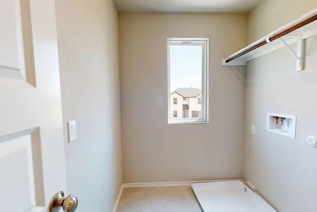 a small space with a window