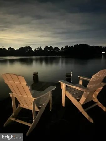 a view of a lake from a balcony