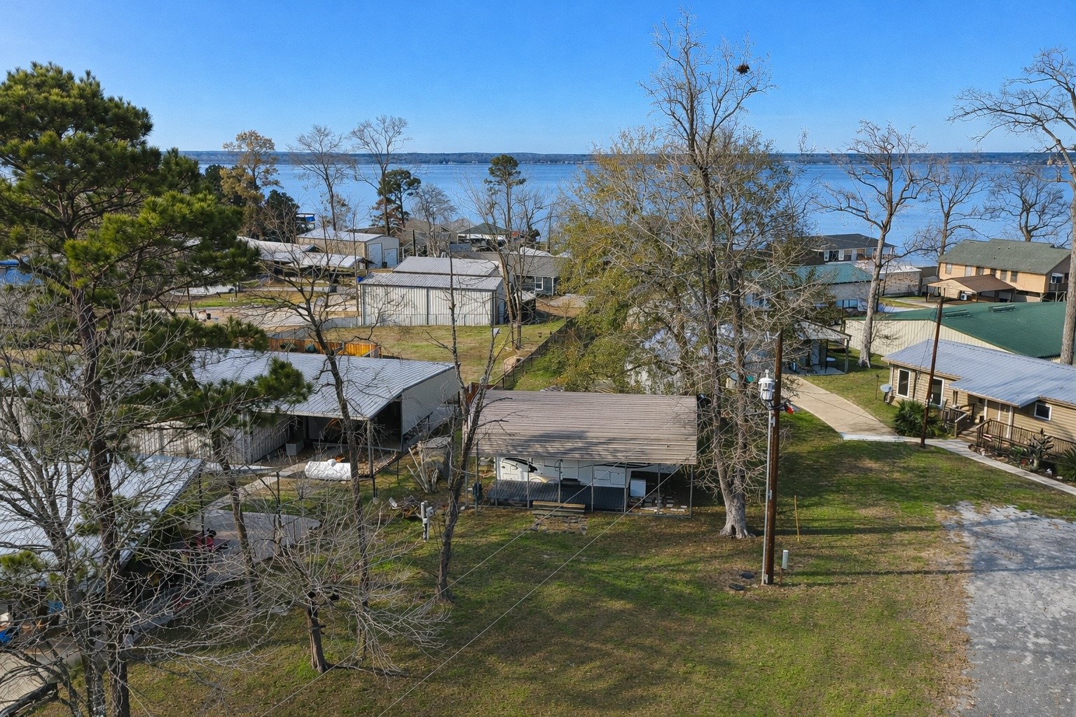 31 Kokomo Run Point Blank, TX 77364 - Photo 5 of 10 a view of a swimming pool with a patio