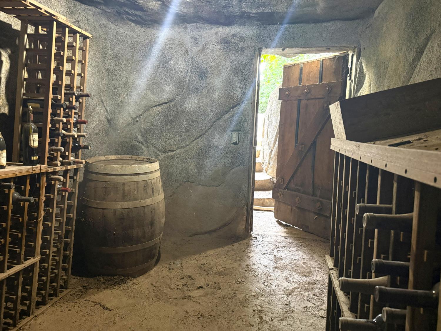 7396 Callison Road Penryn, CA 95663 - Photo 67 of 99 Inside the wine cave is fully lit and has water.