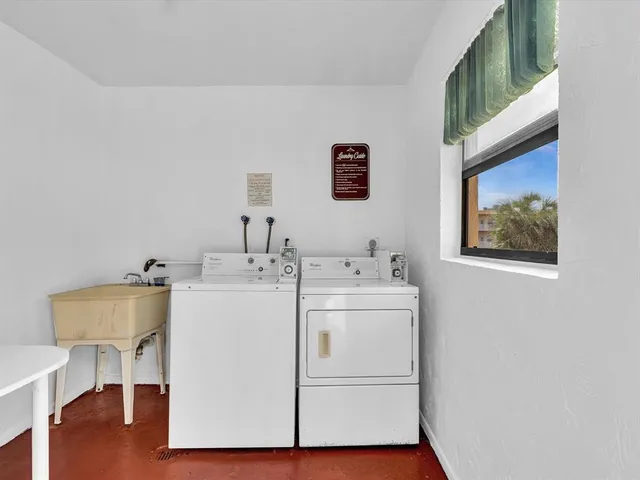 a view of an outdoor space and tennis court