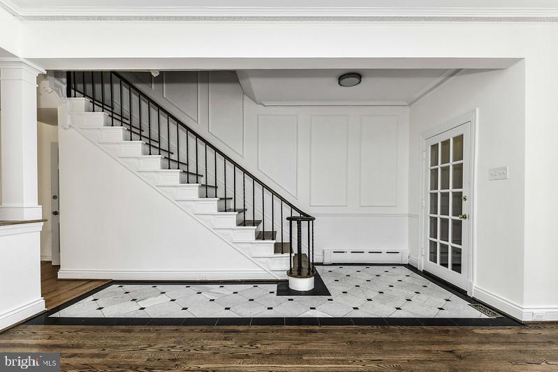 3222 Klingle Road Northwest Washington, DC 20008 - Photo 4 of 46 a view of entryway with wooden floor