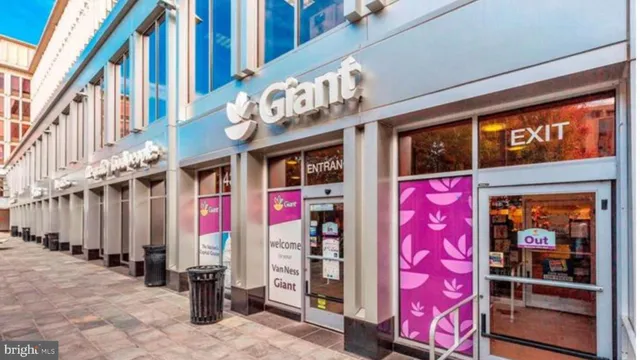 a view of door and with window