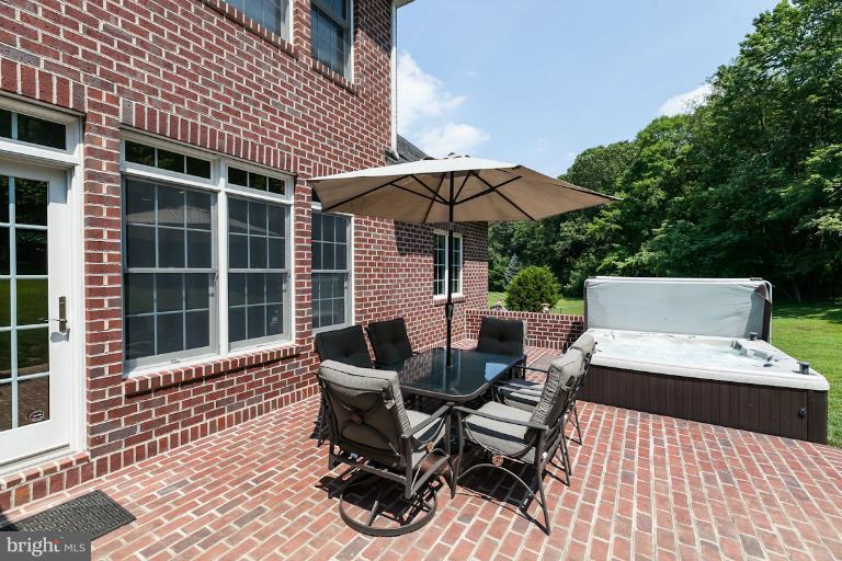 13763 Bottom Road Hydes, MD 21082 - Photo 23 of 30 Brick Patio with 6 person Jacuzzi & Built in Grill