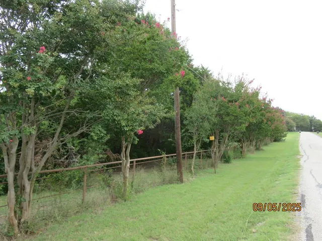a view of a wooden bridge