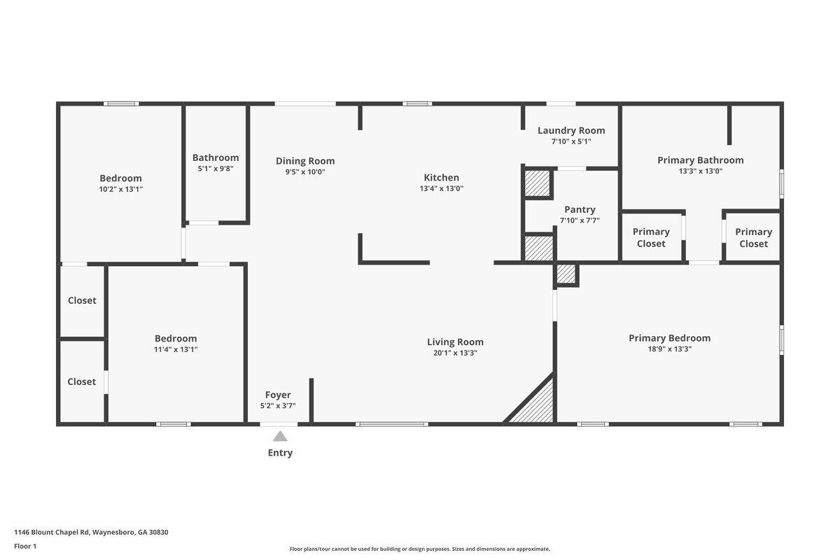 1146 Blount Chapel Road Waynesboro, GA 30830 - Photo 25 of 35 Floor-1