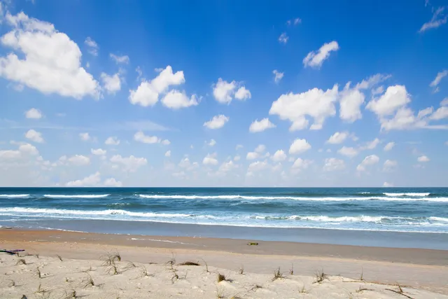 a view of an ocean beach