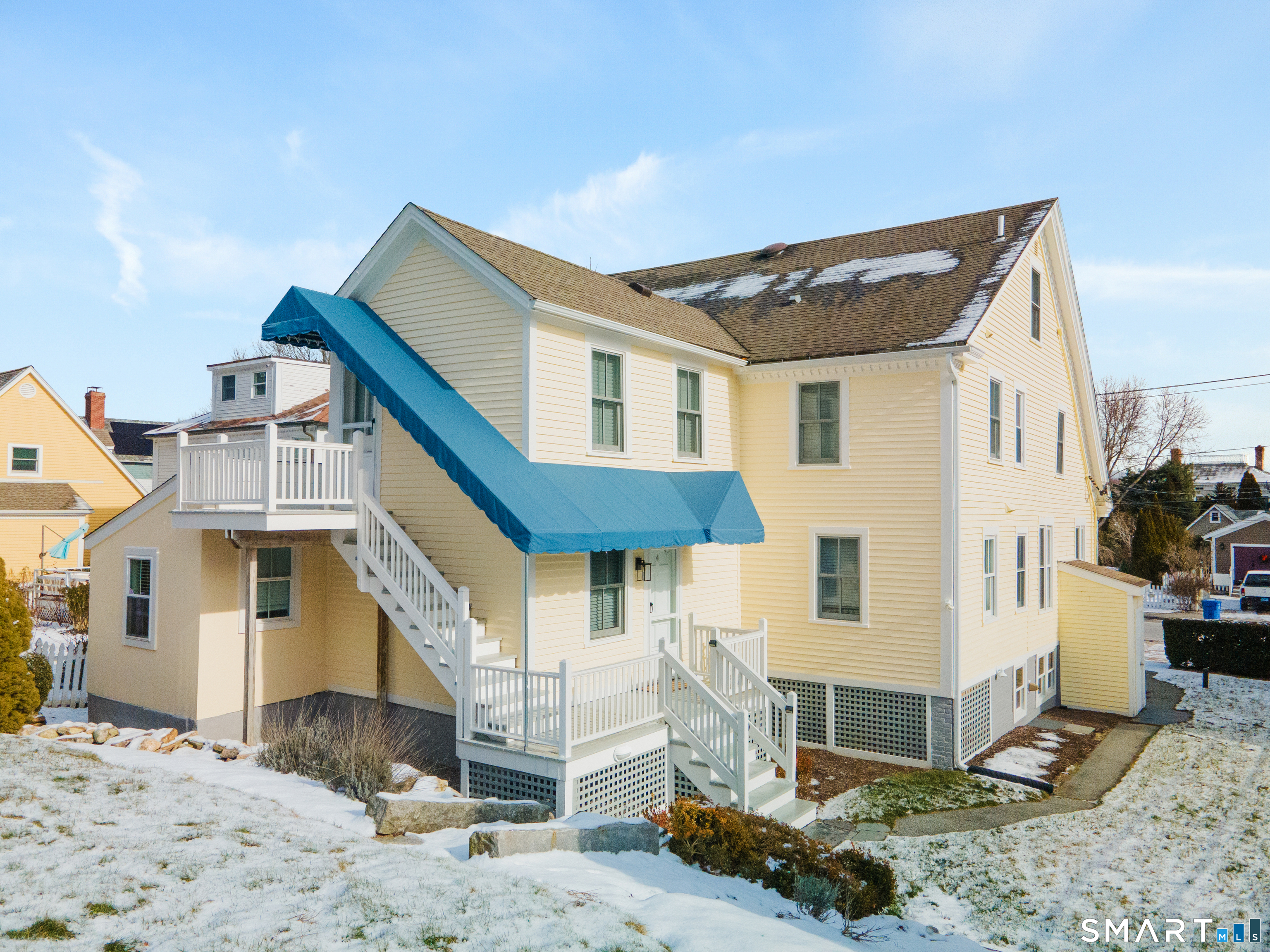 19 Pearl Street Groton, CT 06355 - Photo 38 of 39 a front view of a house with a yard