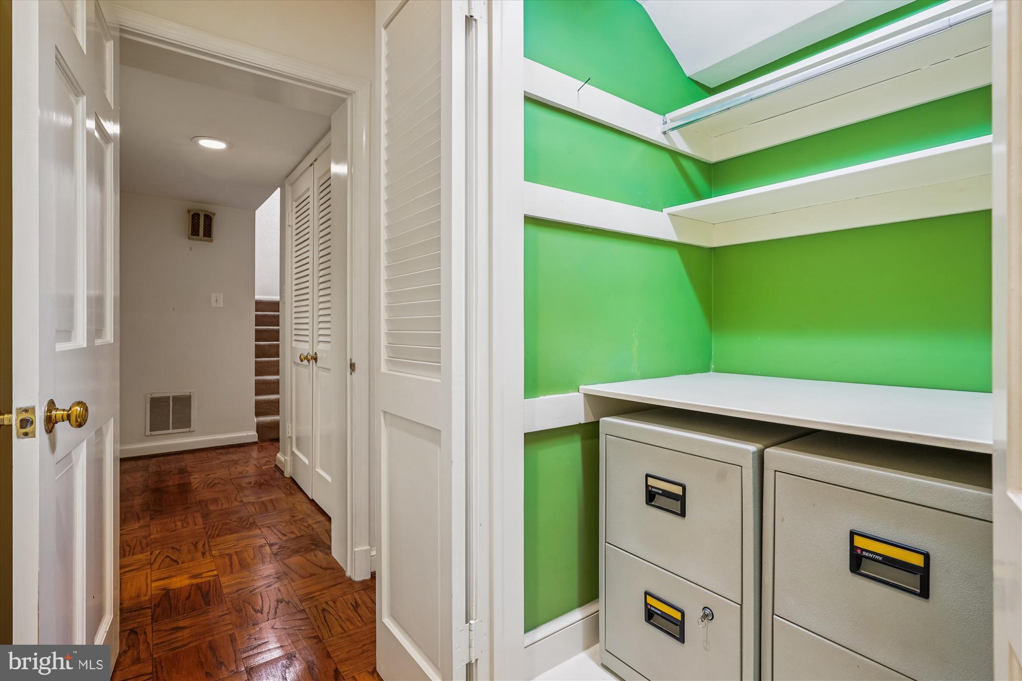 702 Belgrove Road McLean, VA 22101 - Photo 44 of 52 Closet w/ Fireproof Cabinets