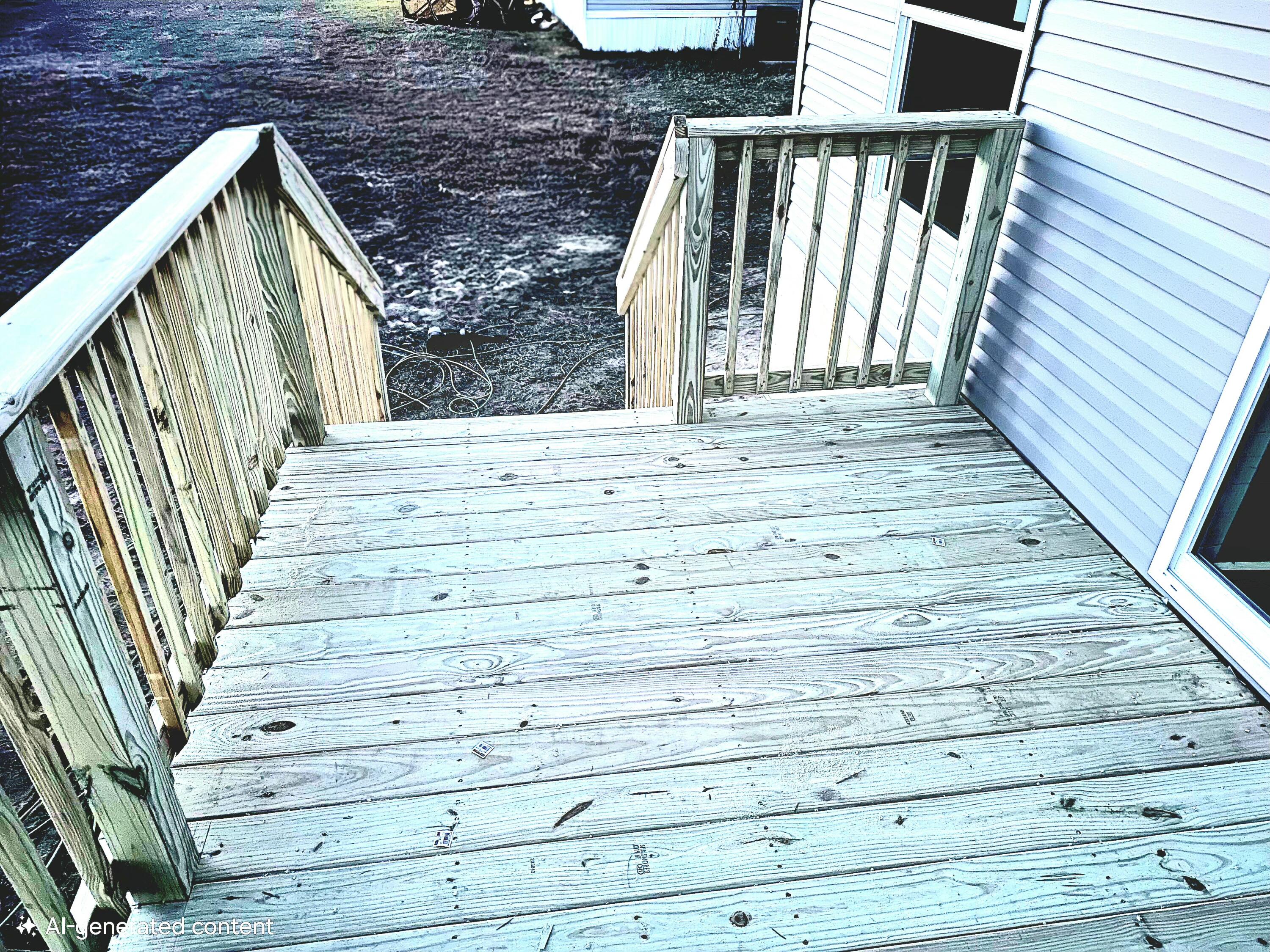 5273 Indian Branch Road Hartsville, SC 29550 - Photo 9 of 23 Rear 12x8 deck with sliding door