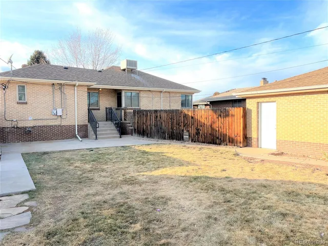 a backyard of a house