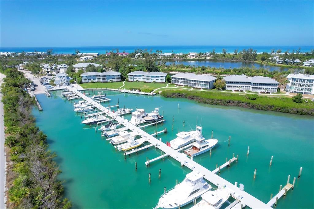 5820 Gasparilla Road, Unit SLIP #49 Boca Grande, FL 33921 - Photo 16 of 18 aerial view of a city