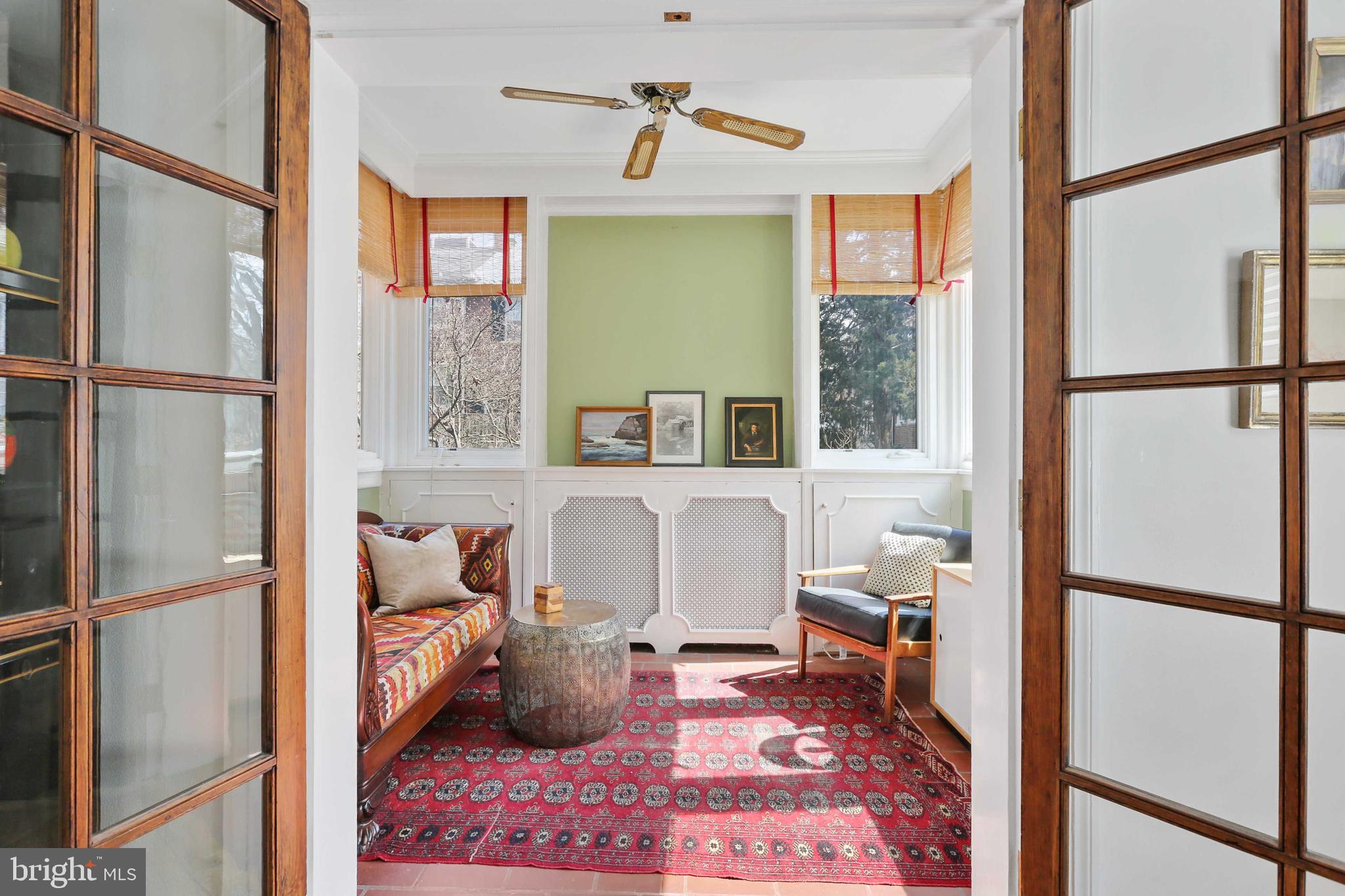 3929 Canterbury Road Baltimore, MD 21218 - Photo 11 of 46 View into Sunroom with French Doors