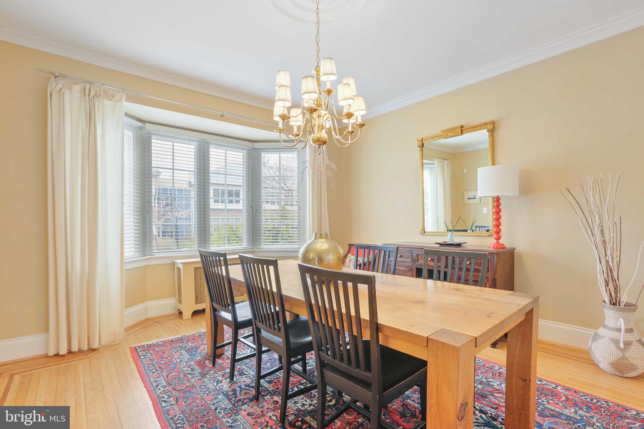 3929 Canterbury Road Baltimore, MD 21218 - Photo 12 of 46 Dining Room with Bay Window