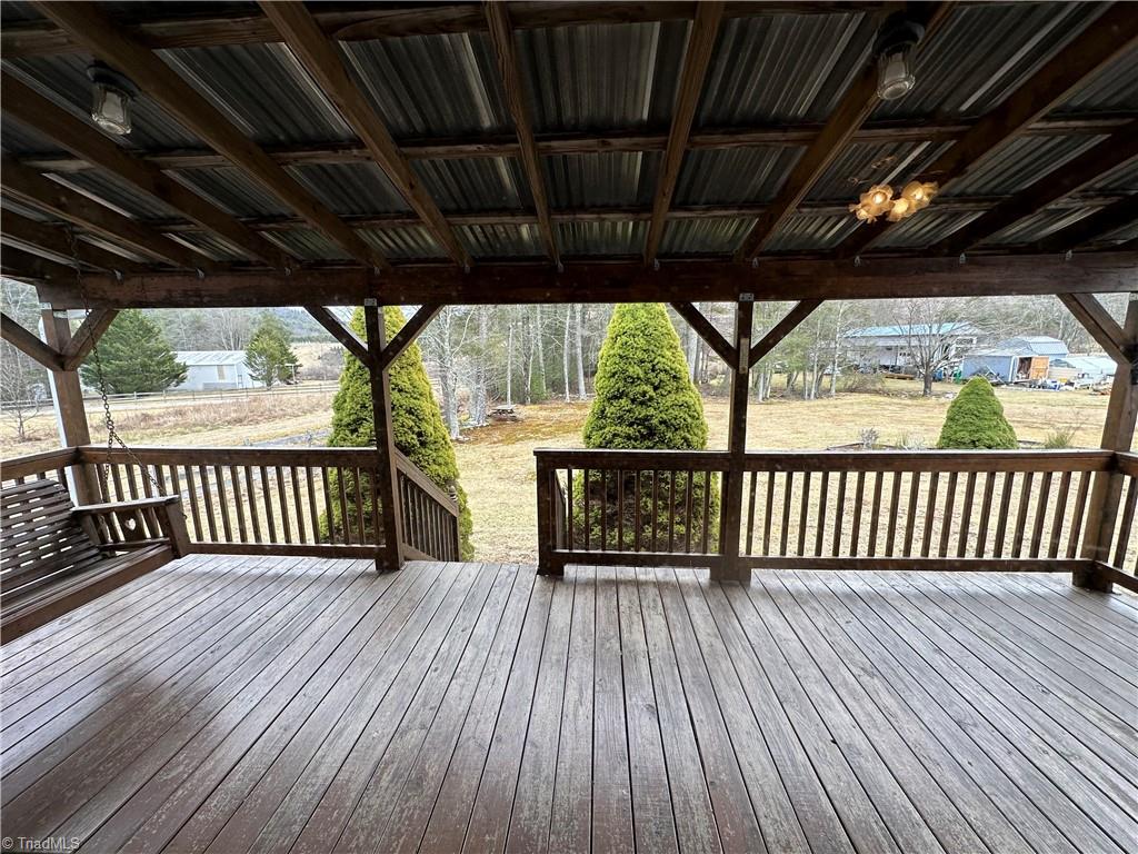 3661 Darnell Woodie Road Laurel Springs, NC 28644 - Photo 2 of 29 View from the front door