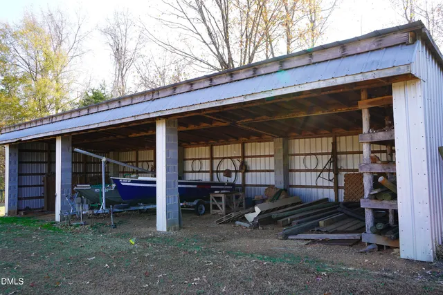 a view of outdoor space with lots of trees