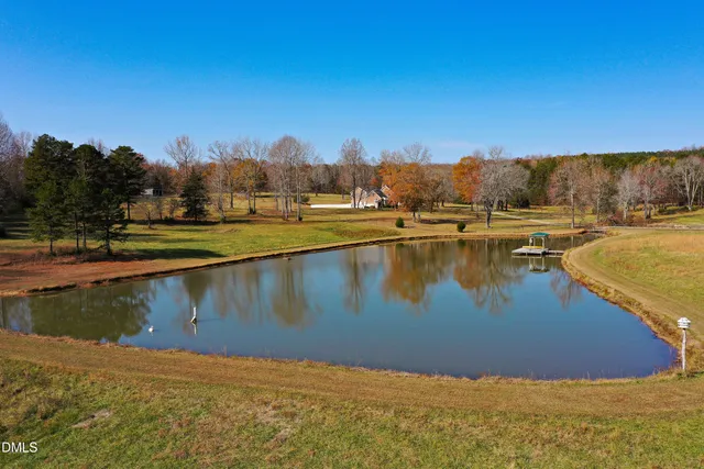 a view of a swimming pool with a balcony