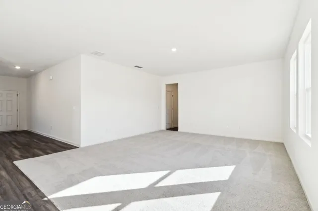 a view of an empty room