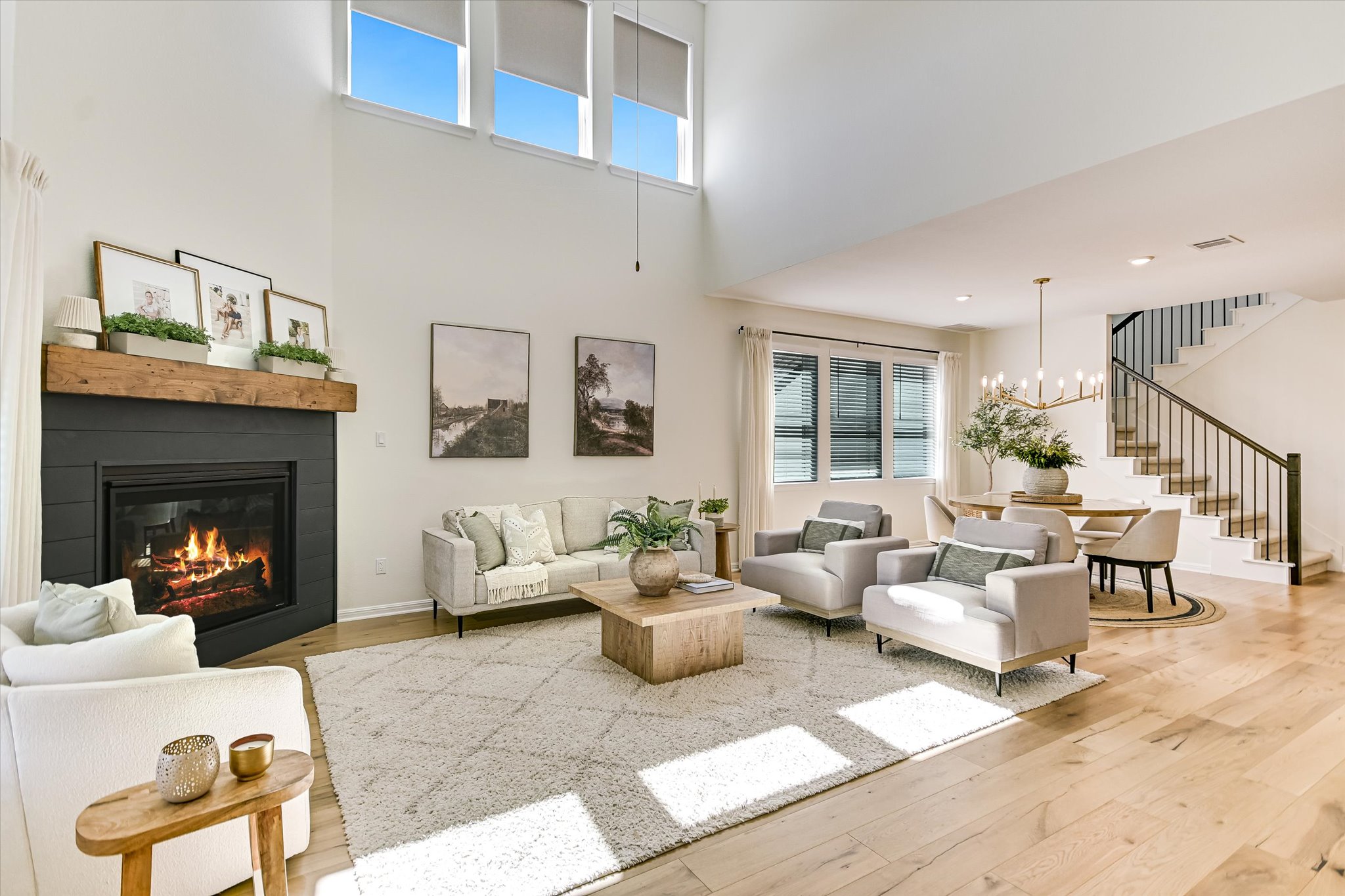 1928 Varese Path Leander, TX 78641 - Photo 4 of 31 On a chilly night, enjoy the fireplace while you read a book or catch up on your social media posts. Plus, just a quick walk to the kitchen for a yummy and healthy snack.