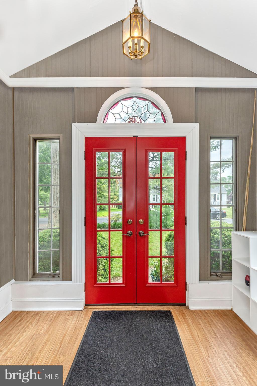 618 Sudbrook Road Baltimore, MD 21208 - Photo 2 of 40 Foyer with custom French Doors