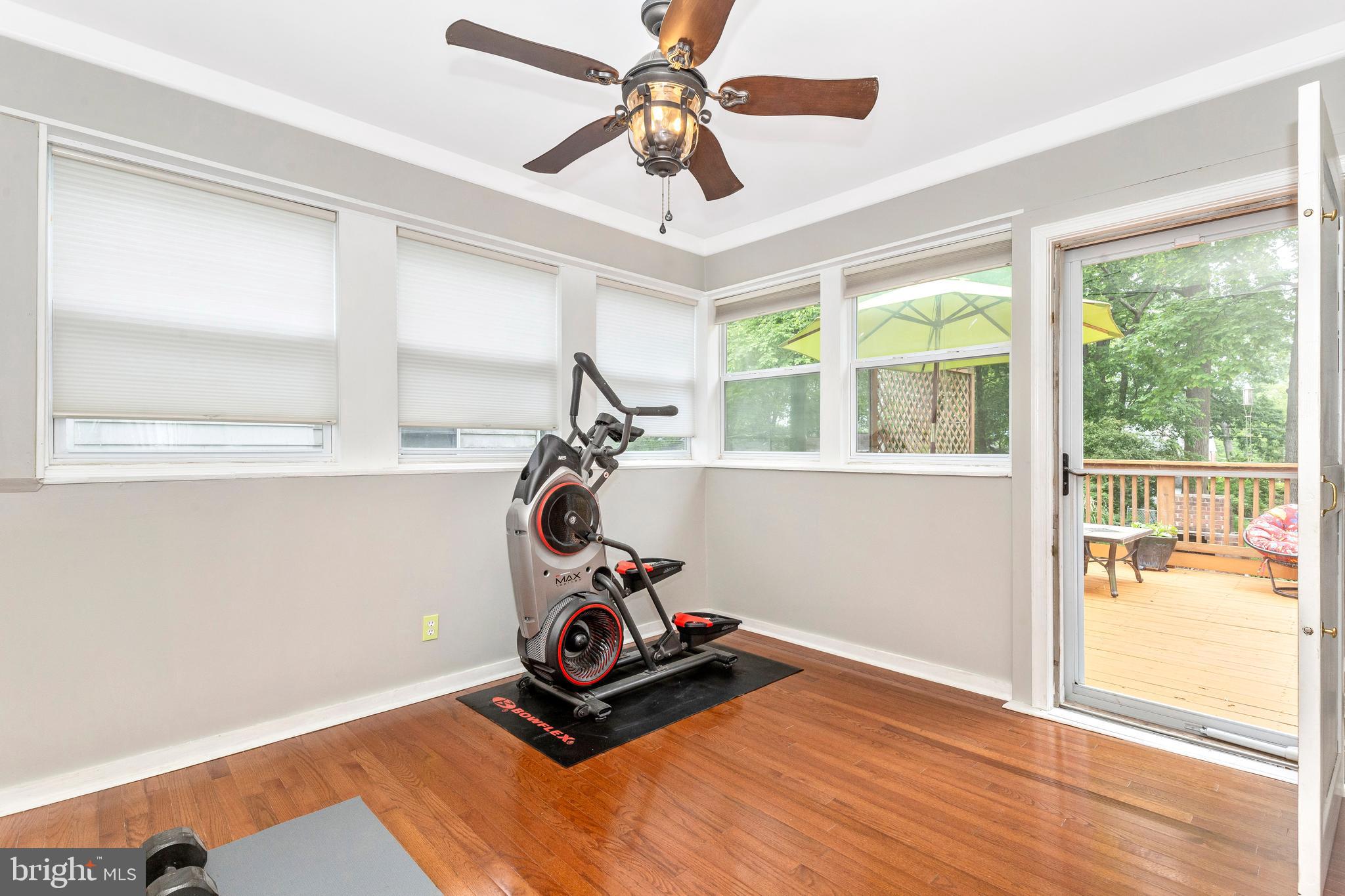 618 Sudbrook Road Baltimore, MD 21208 - Photo 18 of 40 Sunroom with Wood Floors