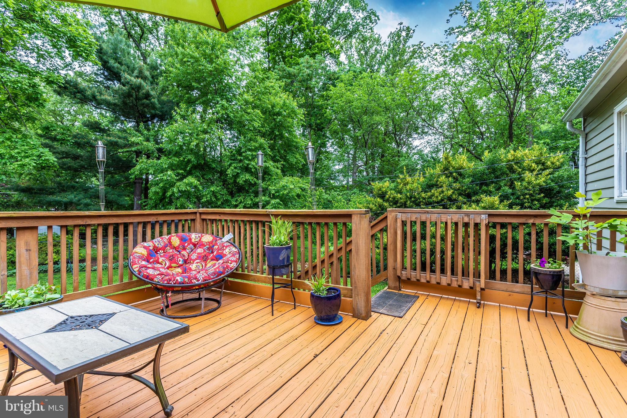 618 Sudbrook Road Baltimore, MD 21208 - Photo 33 of 40 Spacious Deck with Stairs to Yard