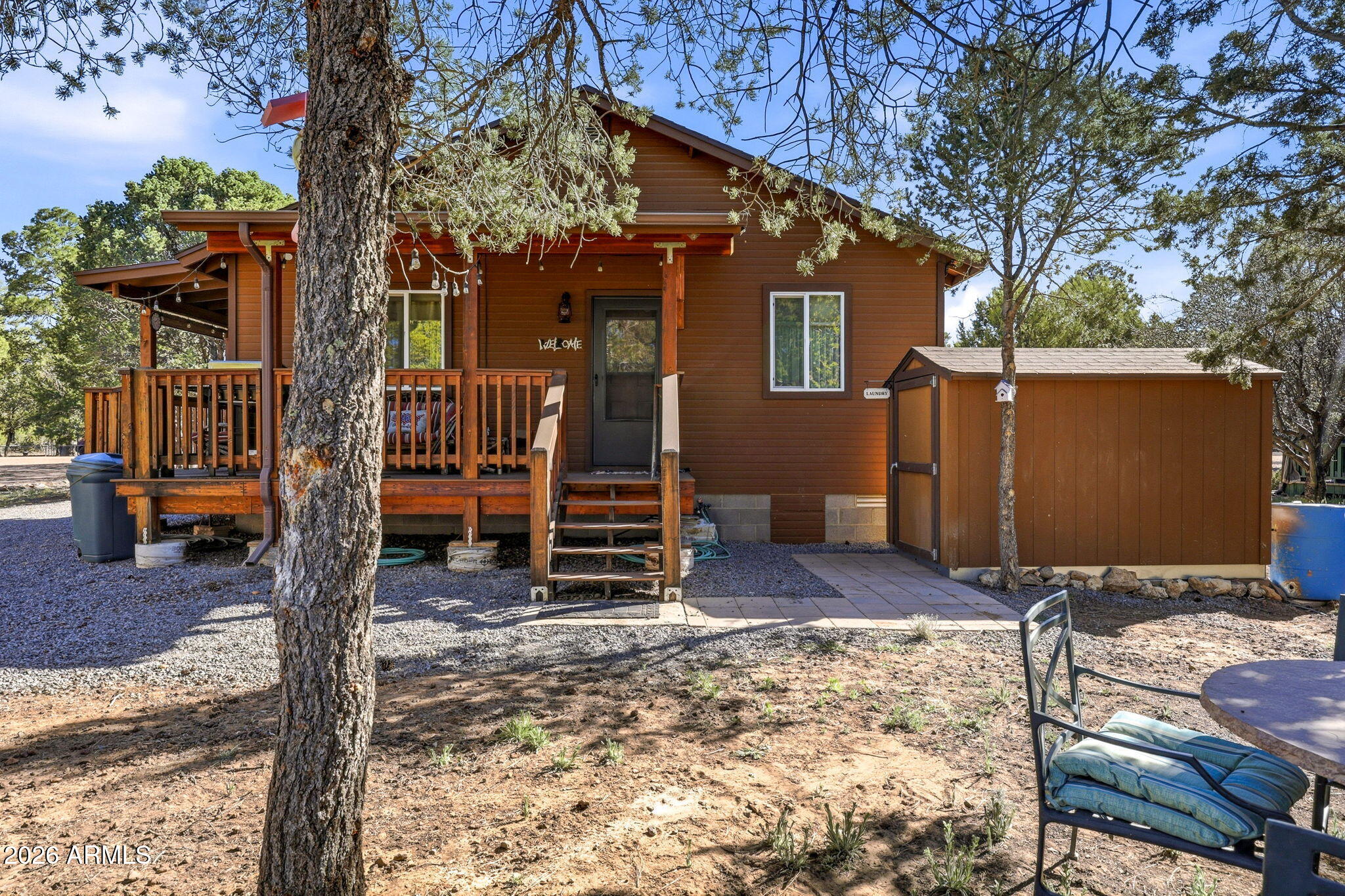 2112 Fishermans Road Overgaard, AZ 85933 - Photo 12 of 18 a view of a house with backyard