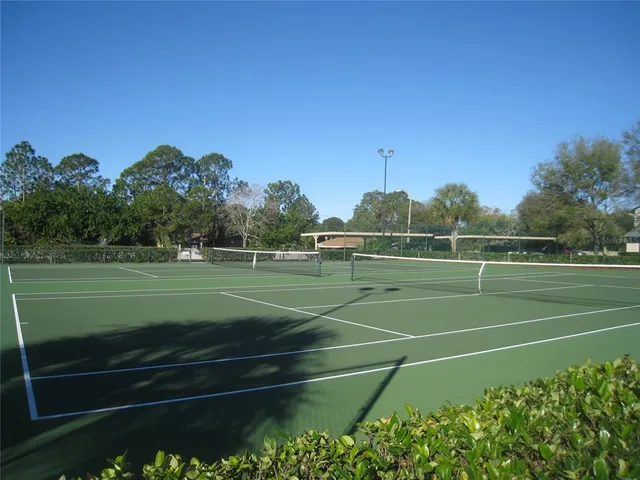 a view of a tennis court