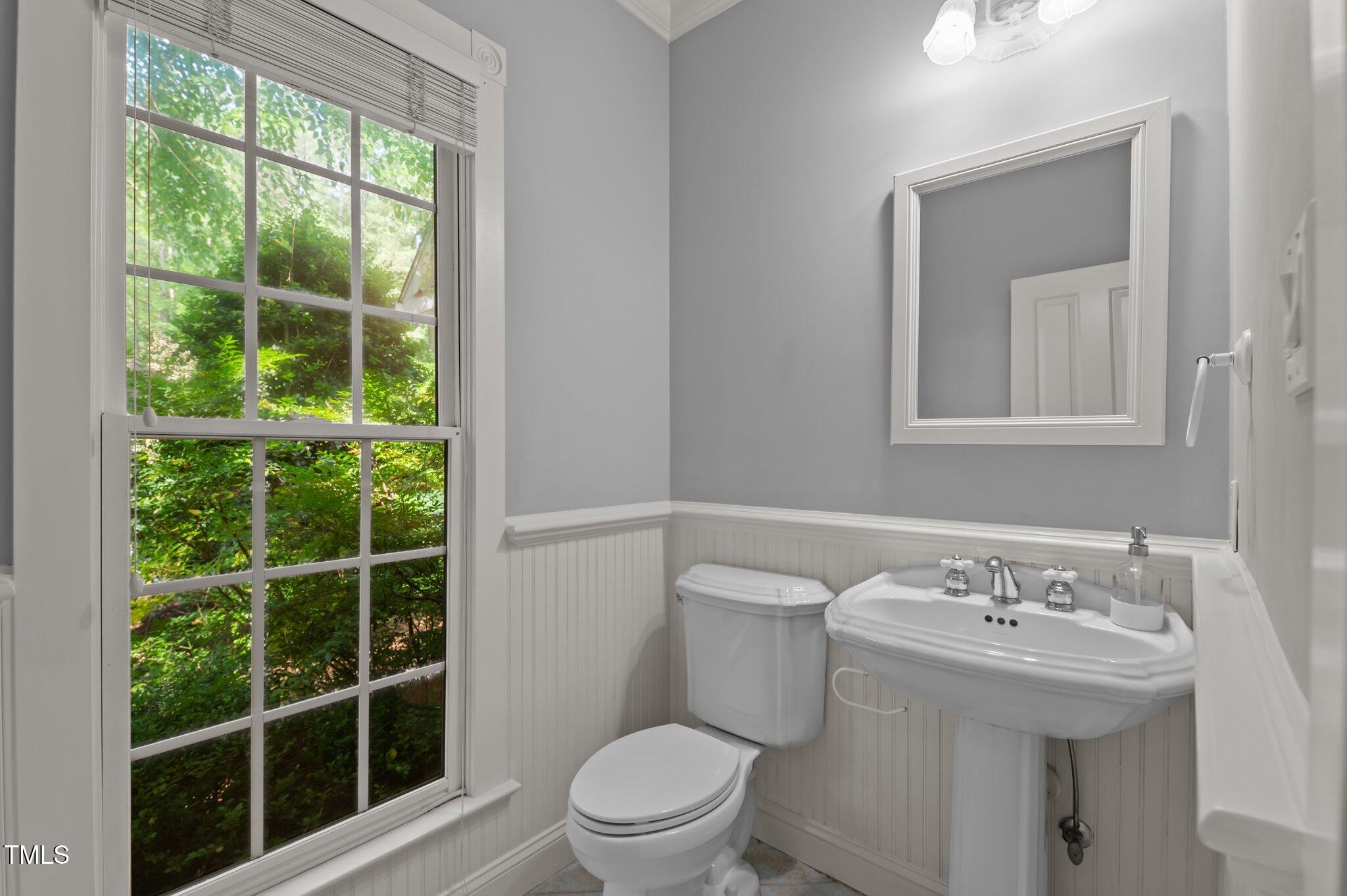 5344 Mill Dam Road Wake Forest, NC 27587 - Photo 33 of 68 a bathroom with a sink a toilet and a mirror