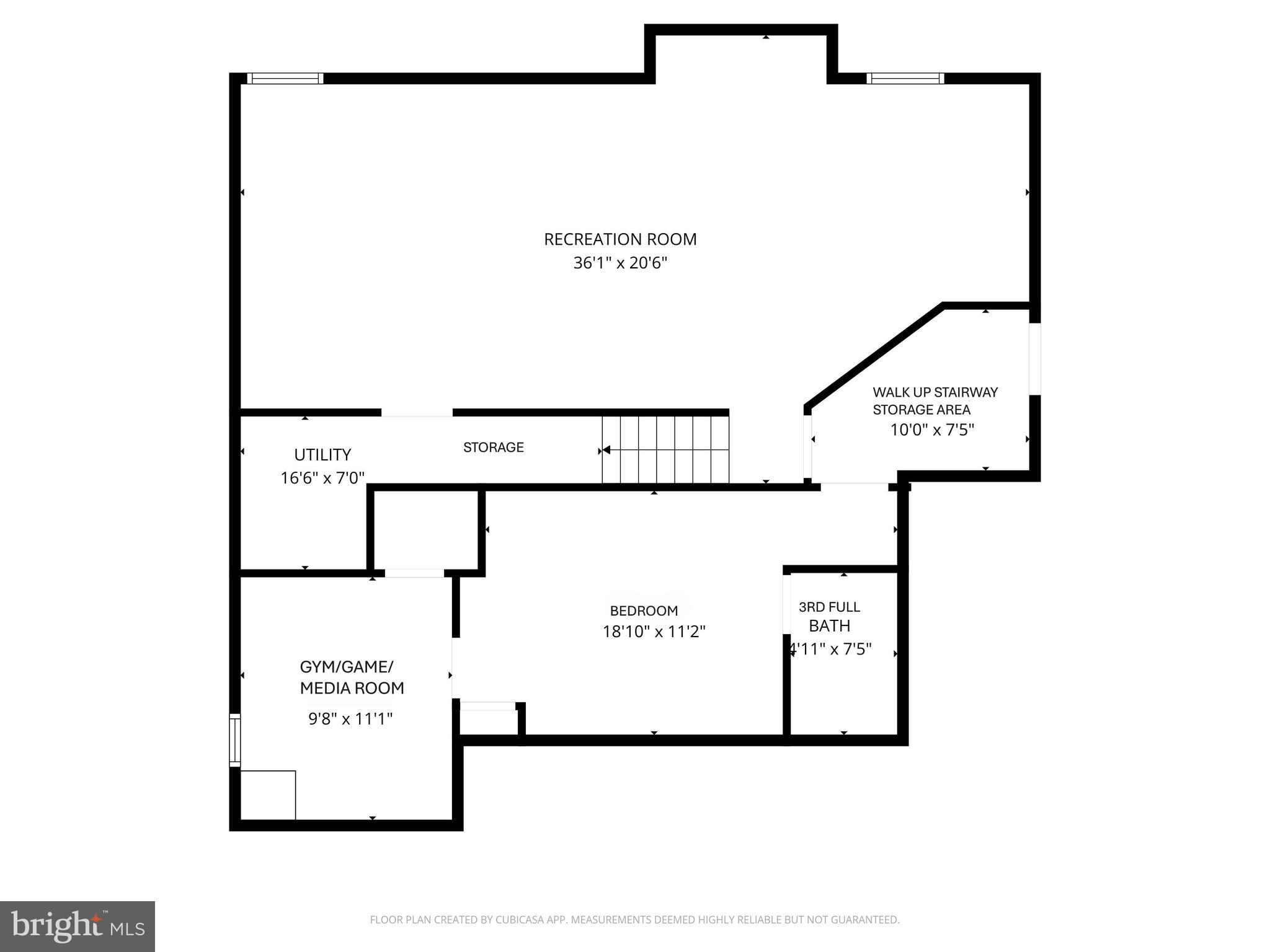 17397 Tedler Circle Round Hill, VA 20141 - Photo 61 of 62 Lower Level -Floorplan