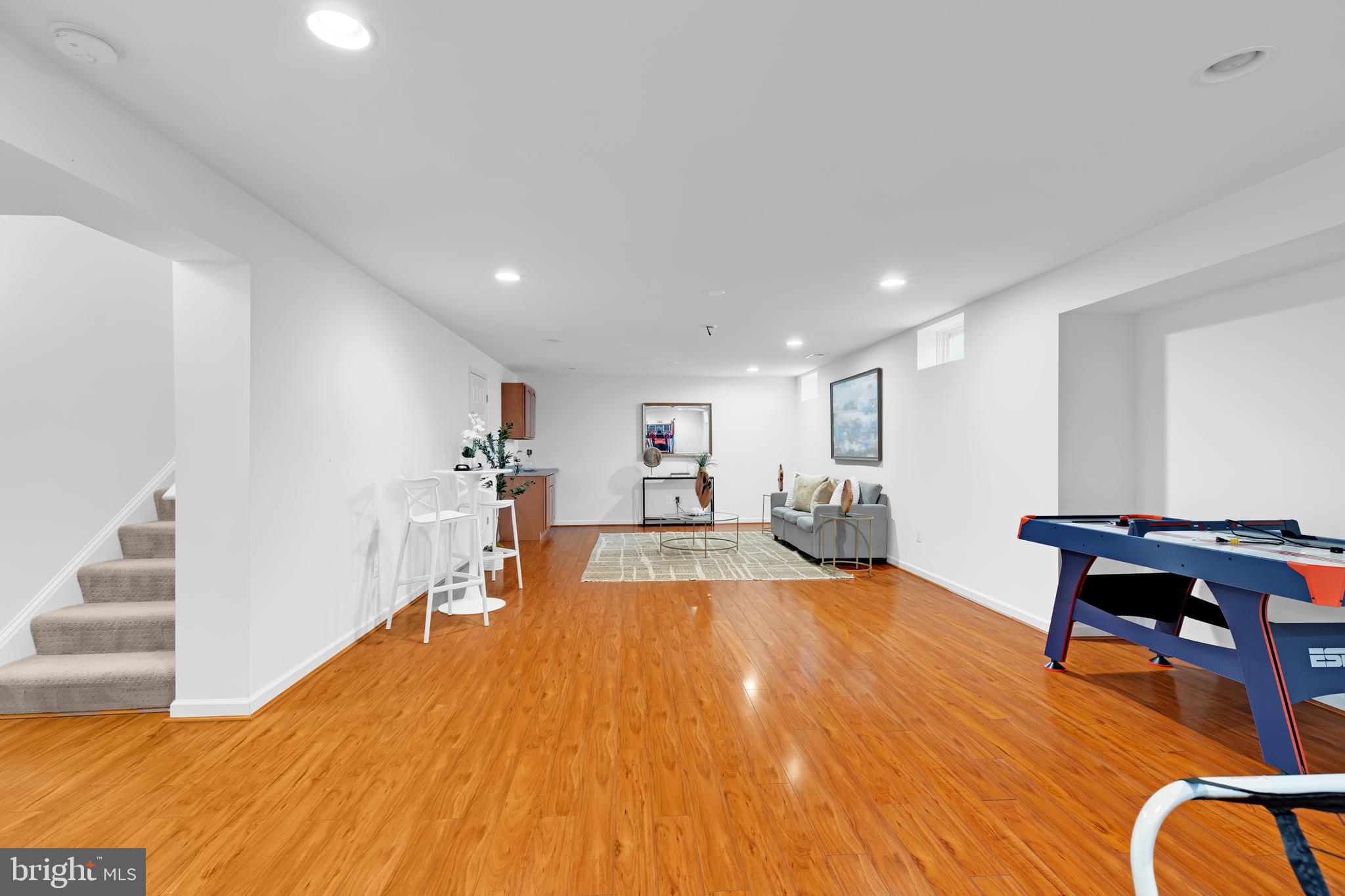 17397 Tedler Circle Round Hill, VA 20141 - Photo 37 of 62 Open Recreation Room with LED lights