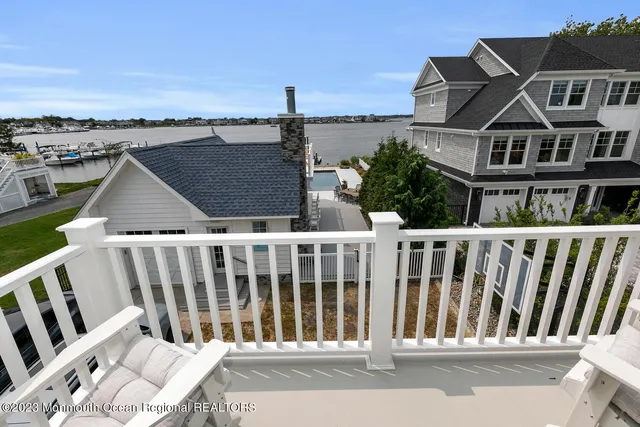 a view of a house with a terrace