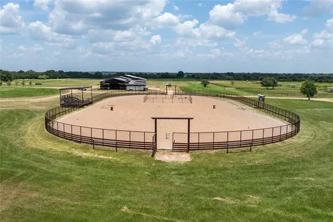 a view of a swimming pool and an ocean view
