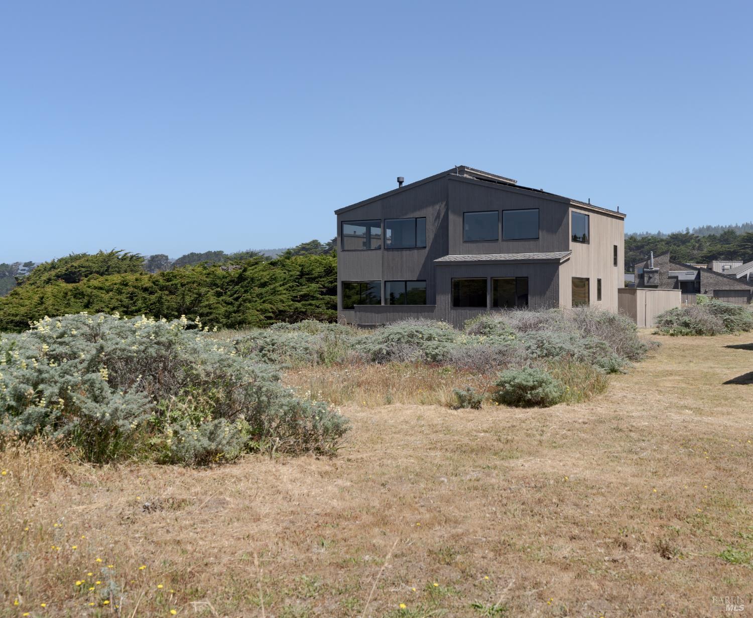 256 Ballast Road The Sea Ranch, CA 95497 - Photo 54 of 66 West side of house from bluff top trail