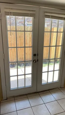 a view of a big room with wooden floor