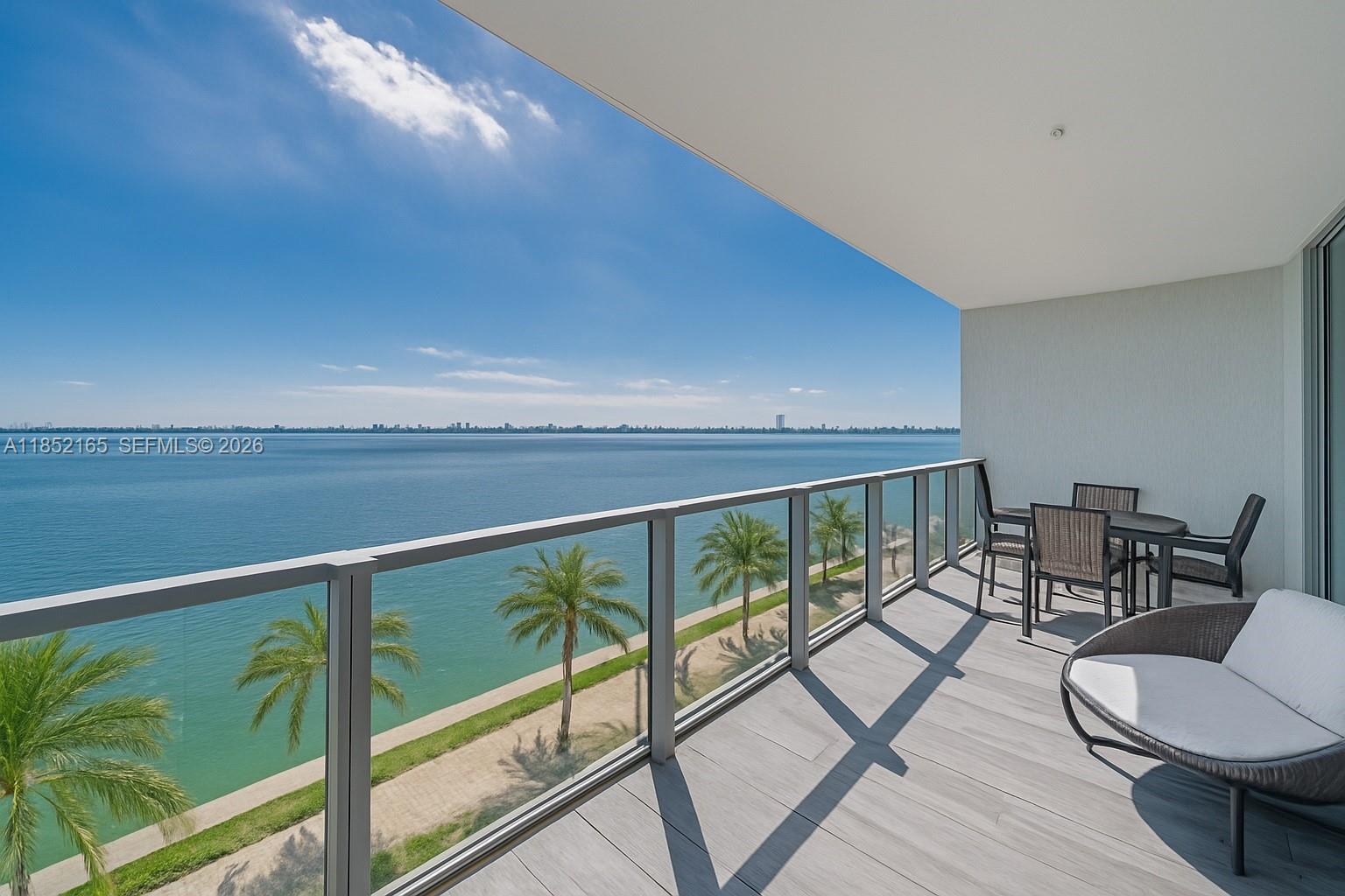 2900 Northeast 7th Avenue, Unit 405 Miami, FL 33137 - Photo 2 of 38 a view of a balcony with chairs