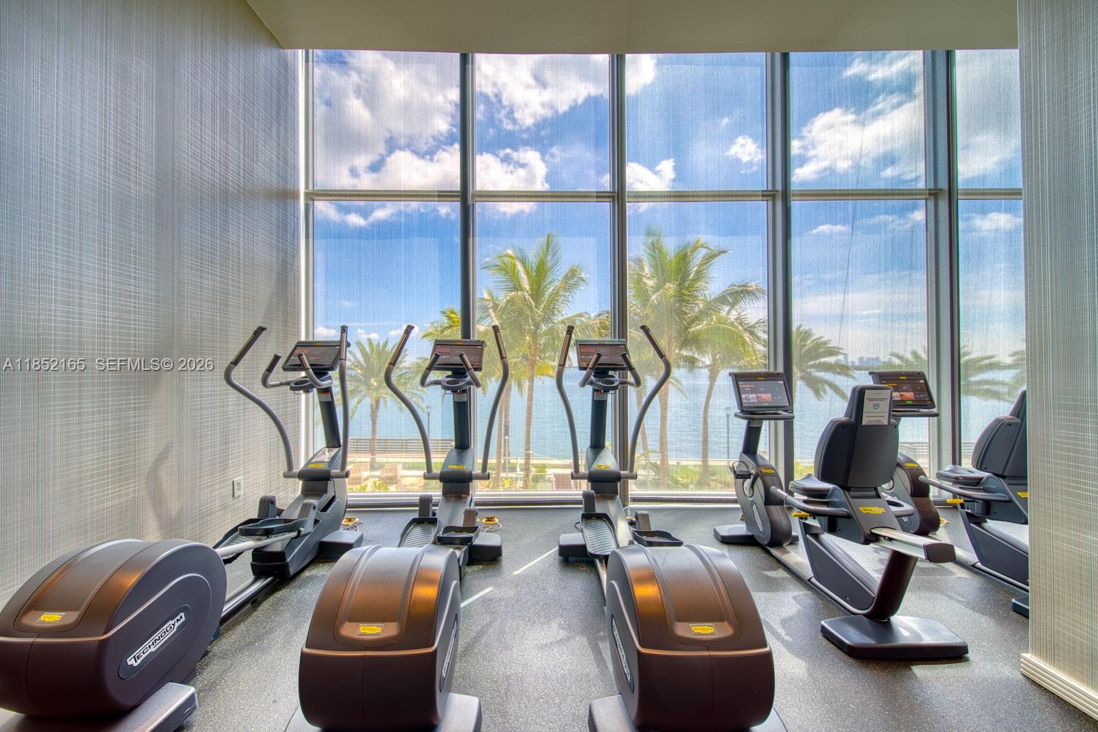 2900 Northeast 7th Avenue, Unit 405 Miami, FL 33137 - Photo 32 of 38 a view of a room with gym equipment