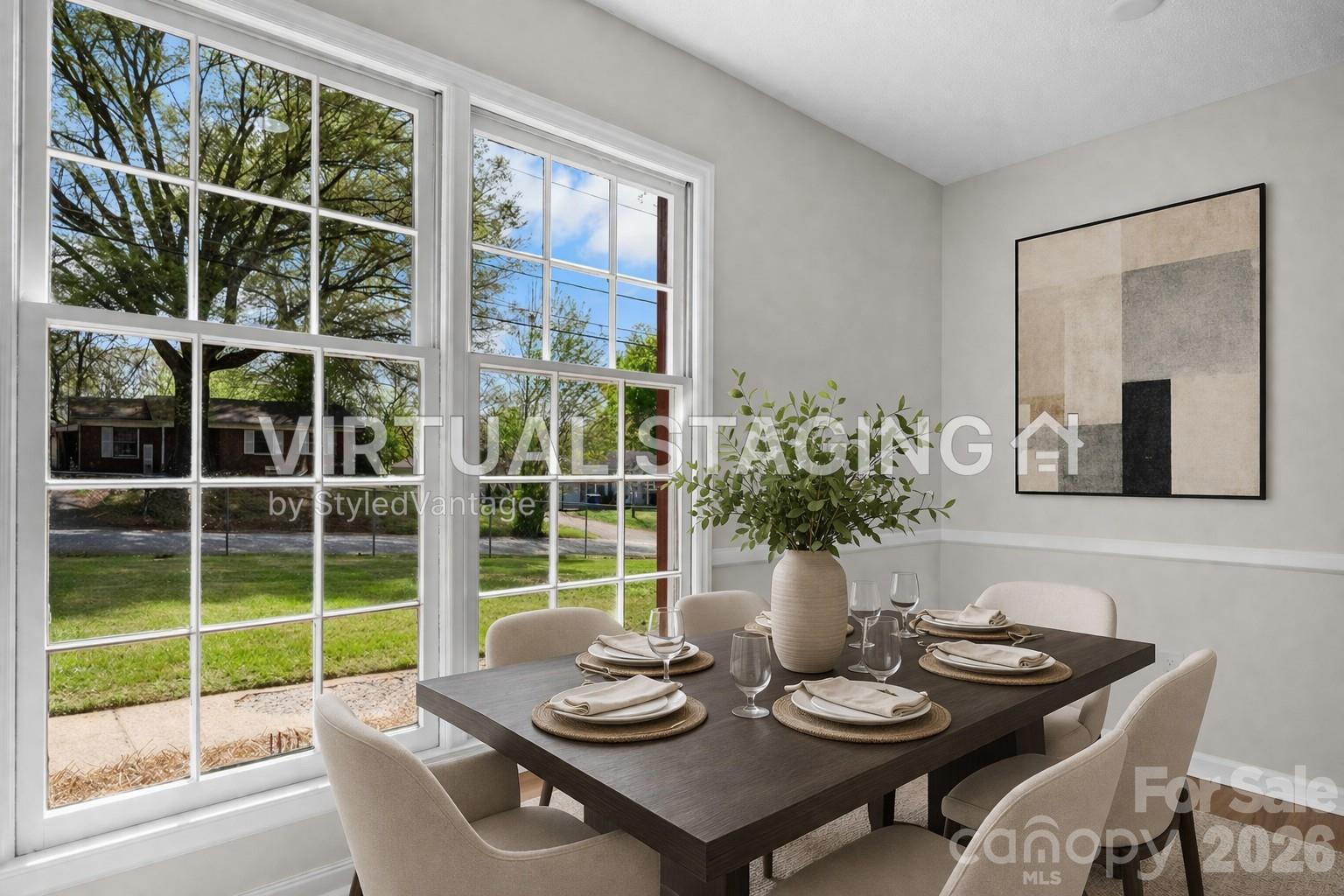 1307 6th Avenue Northwest Conover, NC 28613 - Photo 5 of 17 a view of a dining room with furniture window and wooden floor