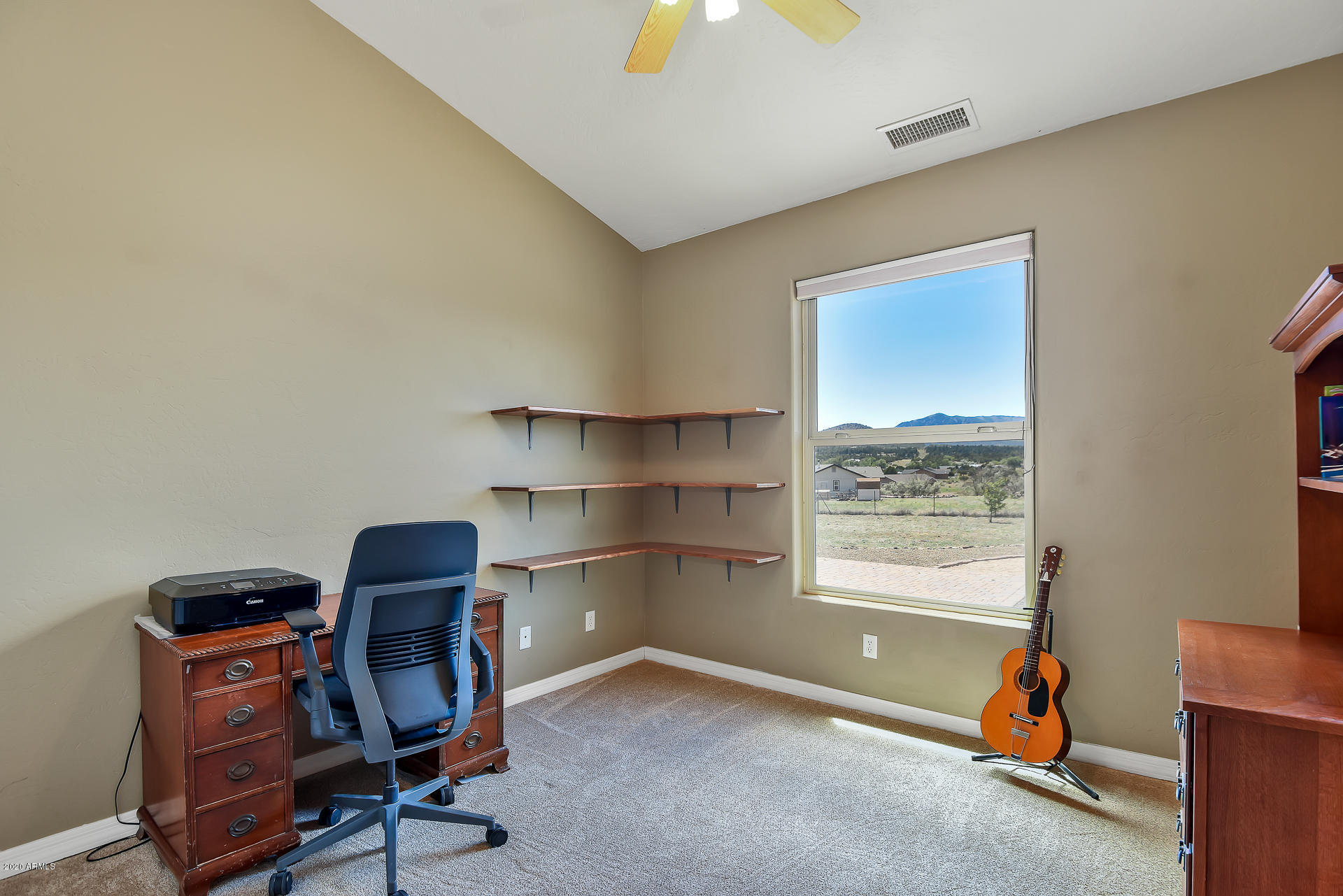 7560 Hutton Ranch Road Flagstaff, AZ 86004 - Photo 16 of 45 16. Bedroom 2- Guitar n' View