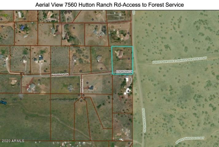 7560 Hutton Ranch Road Flagstaff, AZ 86004 - Photo 43 of 45 Aerial View_Forest Service Access_7560 H