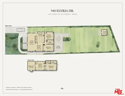 $1,950,000 | 948 Elyria Drive, Los Angeles, CA 90065