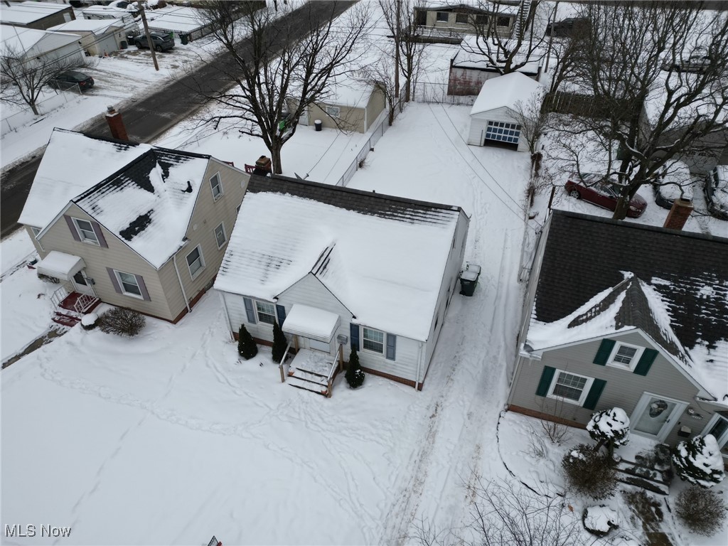 12926 Littleton Road Garfield Heights, OH 44125 - Photo 3 of 12 View of snowy aerial view