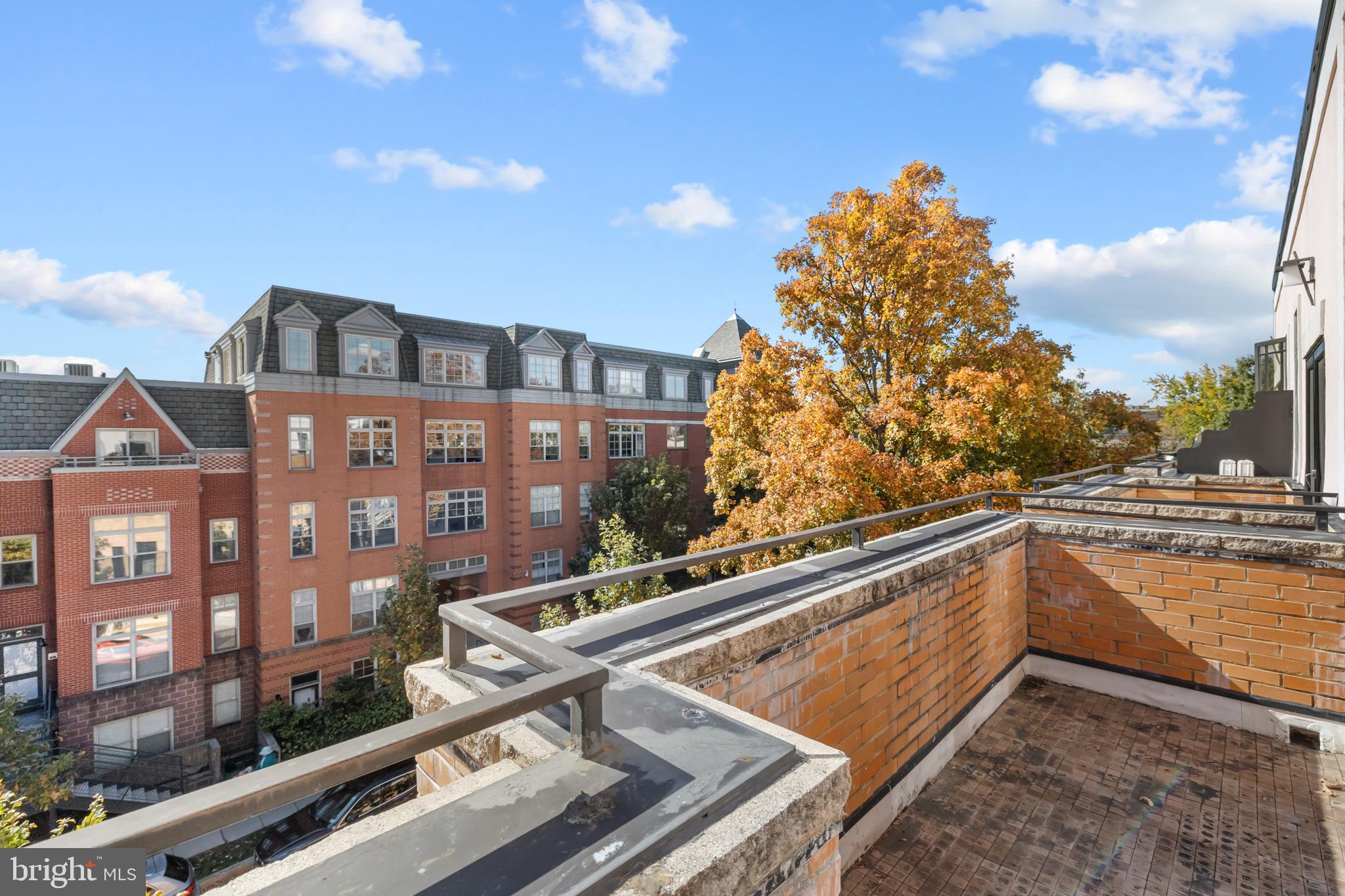 151 V Street Northwest, Unit 4 Washington, DC 20001 - Photo 38 of 49 a view of a building from a balcony