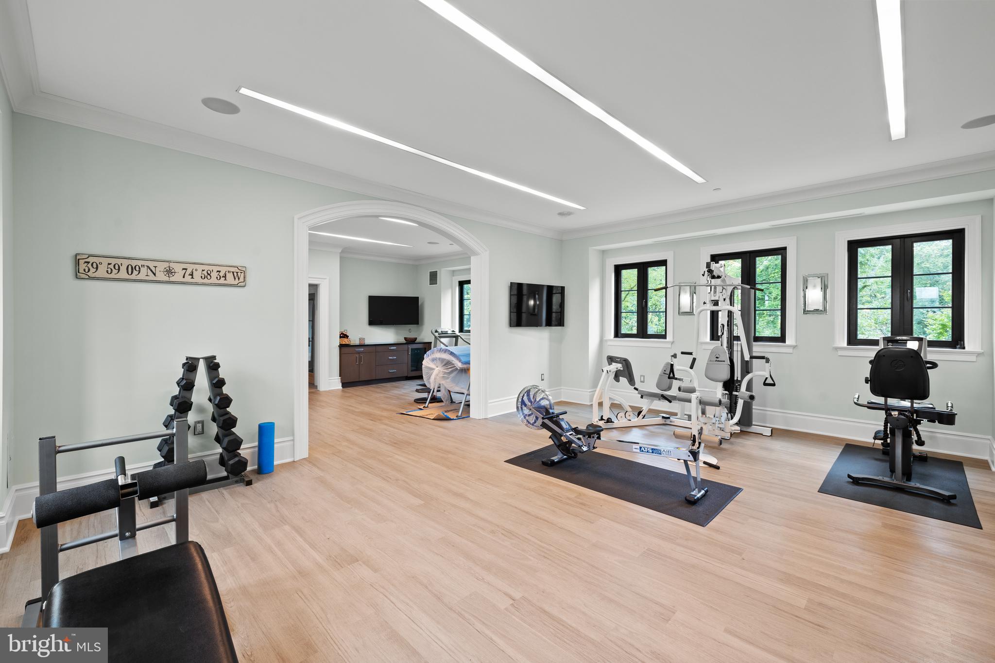 2801 Riverton Road Cinnaminson, NJ 08077 - Photo 49 of 57 a view of a room with gym equipment
